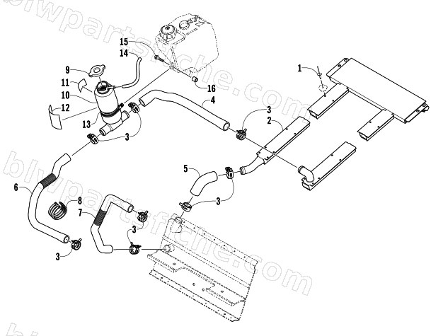 COOLING ASSEMBLY diagram