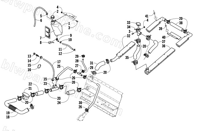 COOLING ASSEMBLY diagram
