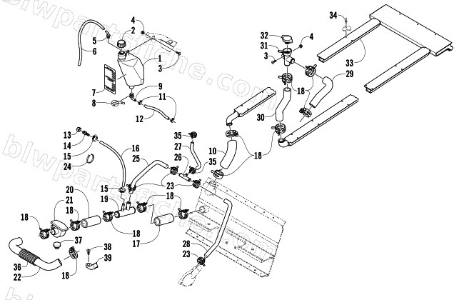 COOLING ASSEMBLY diagram