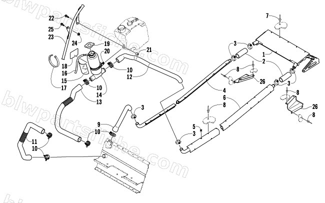 COOLING ASSEMBLY diagram