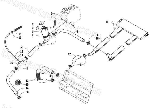 COOLING ASSEMBLY diagram