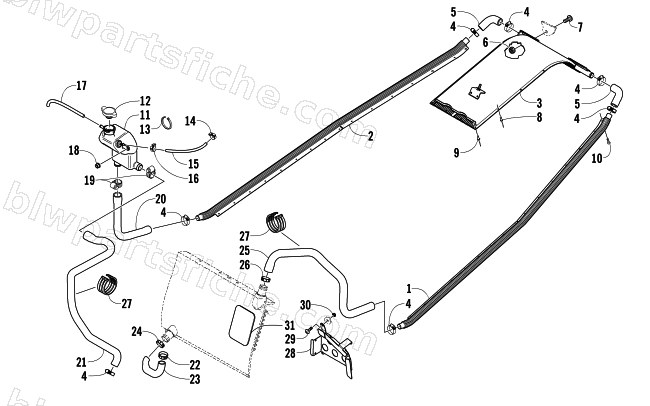 COOLING ASSEMBLY diagram