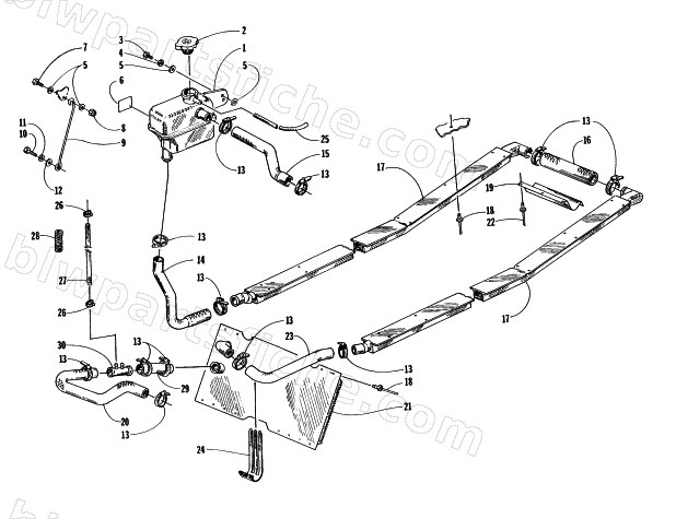 COOLING ASSEMBLY diagram