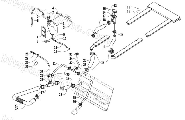COOLING ASSEMBLY diagram