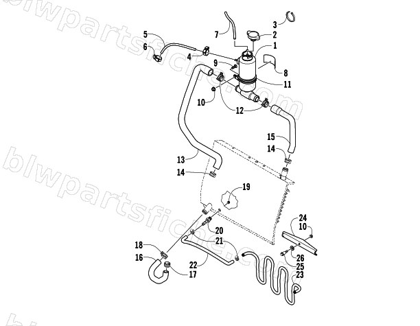 COOLING ASSEMBLY diagram