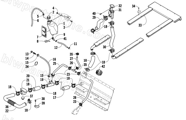 COOLING ASSEMBLY diagram