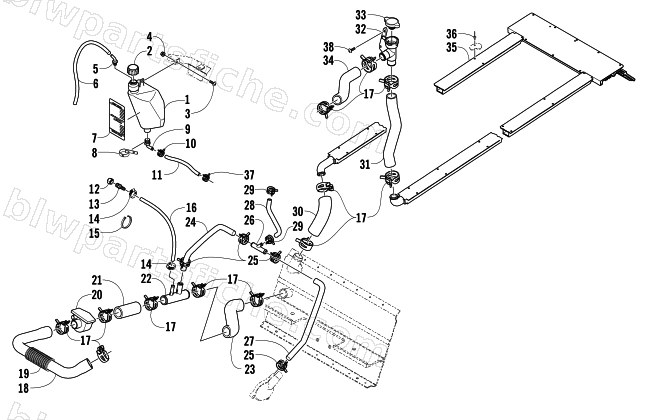 COOLING ASSEMBLY diagram