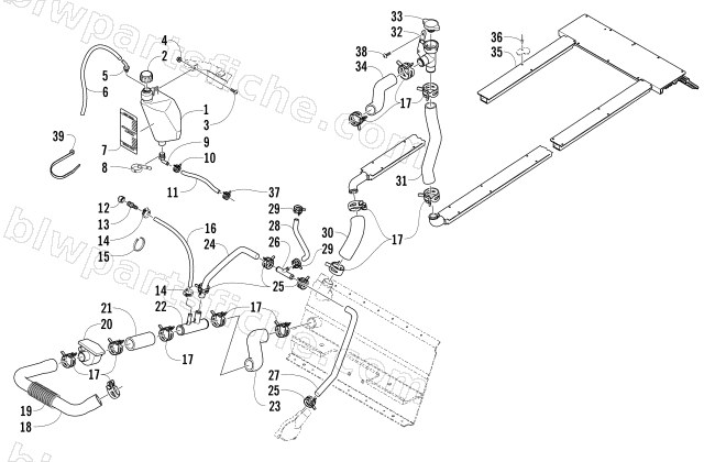 COOLING ASSEMBLY diagram