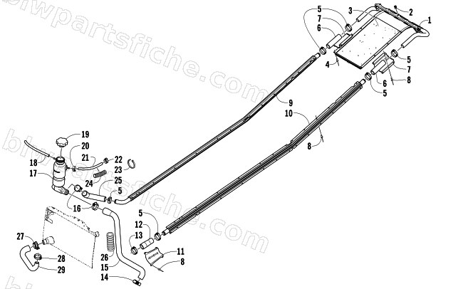 COOLING ASSEMBLY diagram