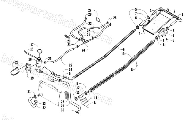 COOLING ASSEMBLY diagram