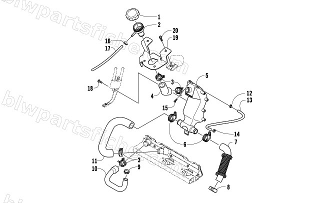 COOLING ASSEMBLY diagram