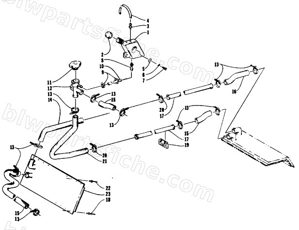 COOLING ASSEMBLY diagram