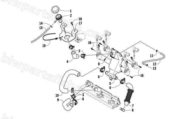 COOLING ASSEMBLY diagram