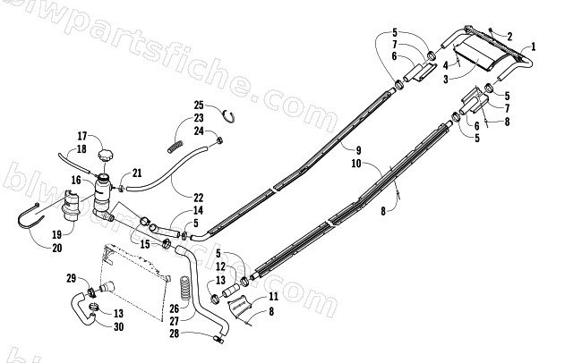 COOLING ASSEMBLY diagram