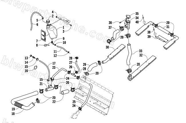 COOLING ASSEMBLY diagram