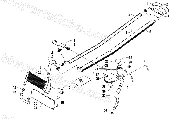 COOLING ASSEMBLY diagram