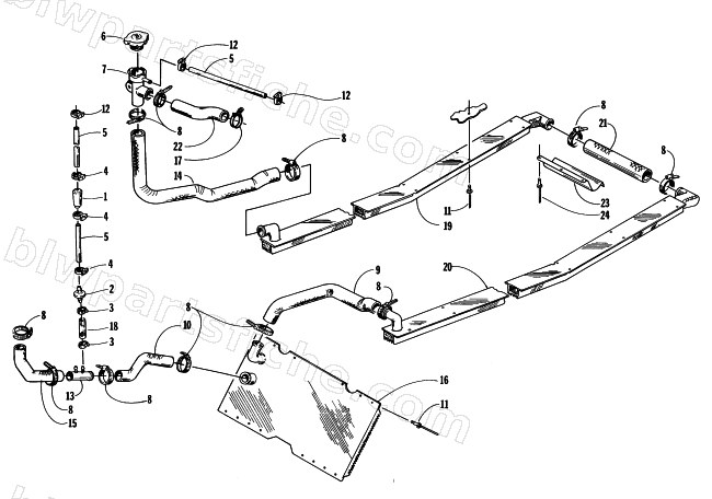 COOLING ASSEMBLY diagram