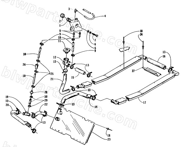 COOLING ASSEMBLY diagram