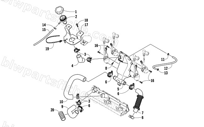 COOLING ASSEMBLY diagram