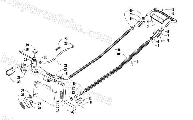 COOLING ASSEMBLY diagram