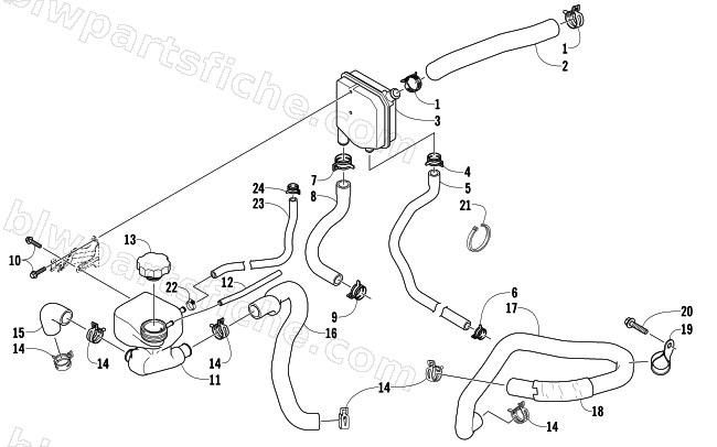 COOLING ASSEMBLY diagram