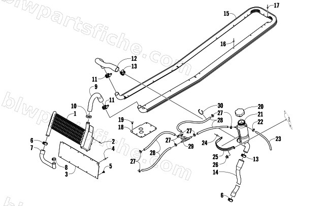 COOLING ASSEMBLY diagram