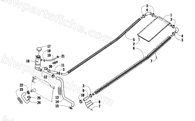 COOLING ASSEMBLY diagram
