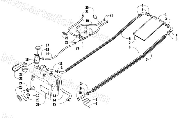 COOLING ASSEMBLY diagram