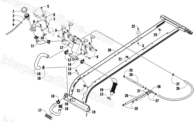 COOLING ASSEMBLY diagram