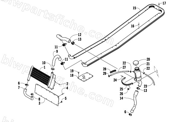 COOLING ASSEMBLY diagram
