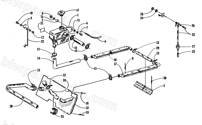 COOLING ASSEMBLY diagram