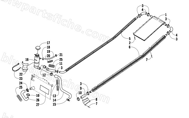 COOLING ASSEMBLY diagram