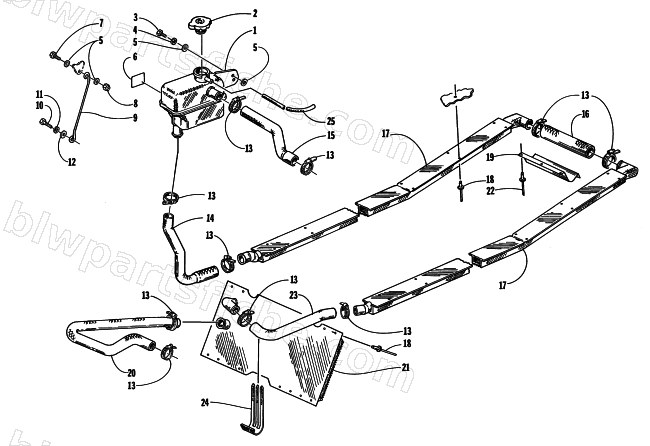 COOLING ASSEMBLY diagram