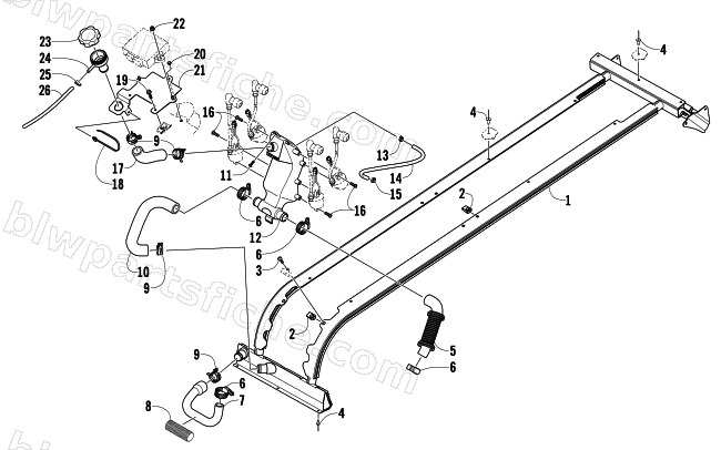 COOLING ASSEMBLY diagram