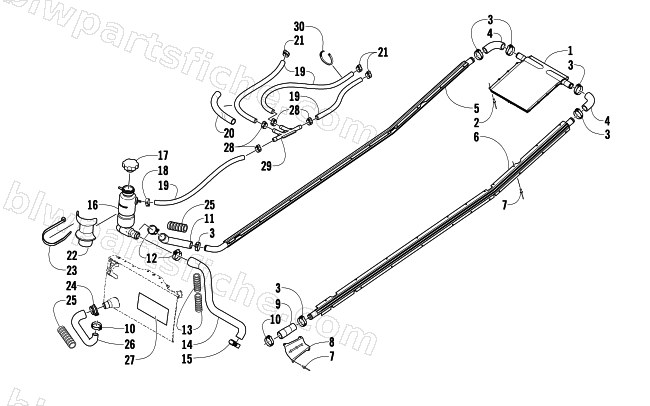 COOLING ASSEMBLY diagram
