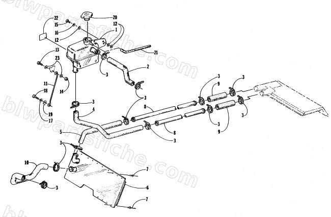 COOLING ASSEMBLY diagram