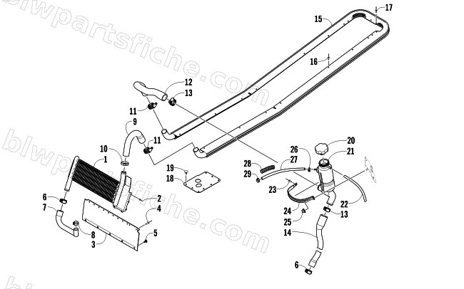 COOLING ASSEMBLY diagram