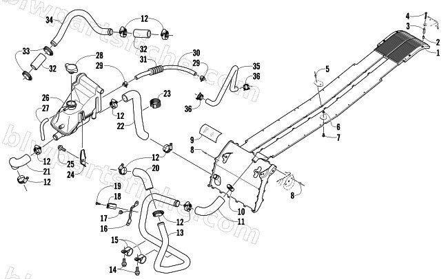 COOLING ASSEMBLY diagram