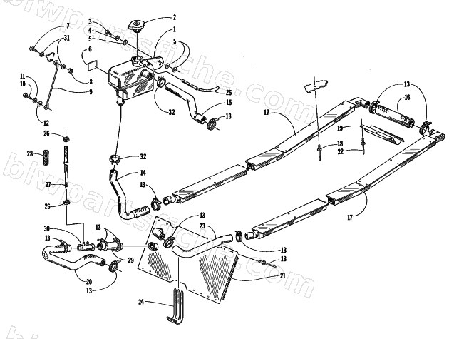 COOLING ASSEMBLY diagram