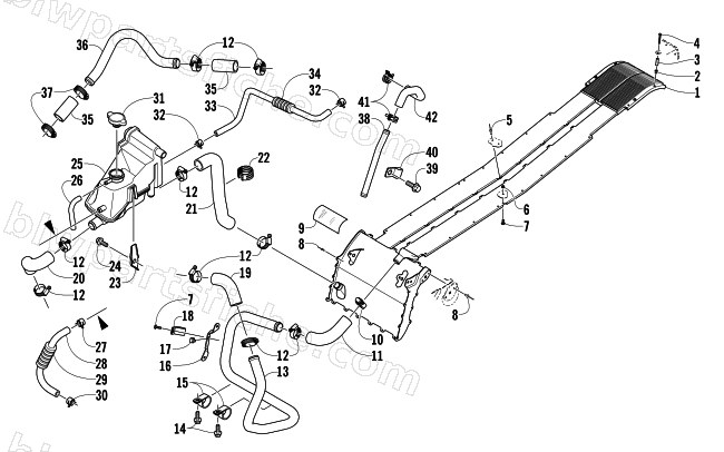 COOLING ASSEMBLY diagram