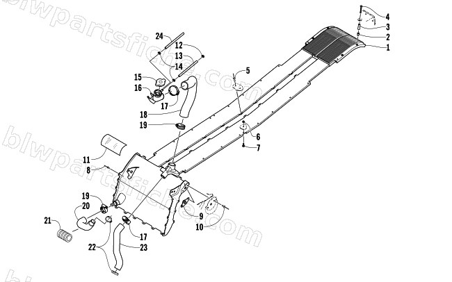 COOLING ASSEMBLY diagram