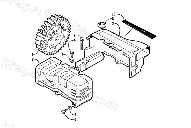 COOLING FAN AND CYLINDER COWLING ASSEMBLY diagram