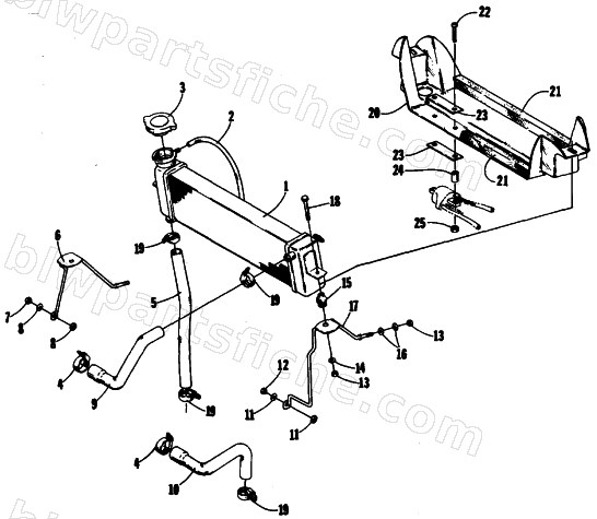 COOLING SYSTEM diagram
