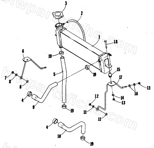 COOLING SYSTEM diagram