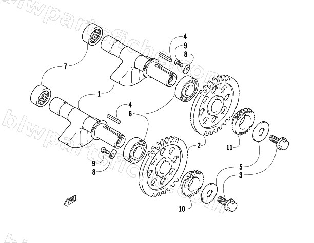CRANK BALANCER ASSEMBLY diagram