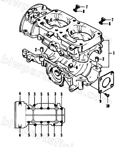 CRANKCASE diagram