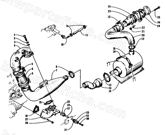 CRANKCASE AND CYLINDER diagram