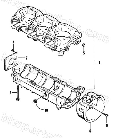 CRANKCASE ASSEMBLY diagram