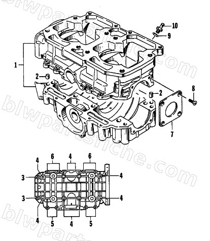 CRANKCASE ASSEMBLY diagram