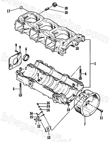 CRANKCASE ASSEMBLY diagram